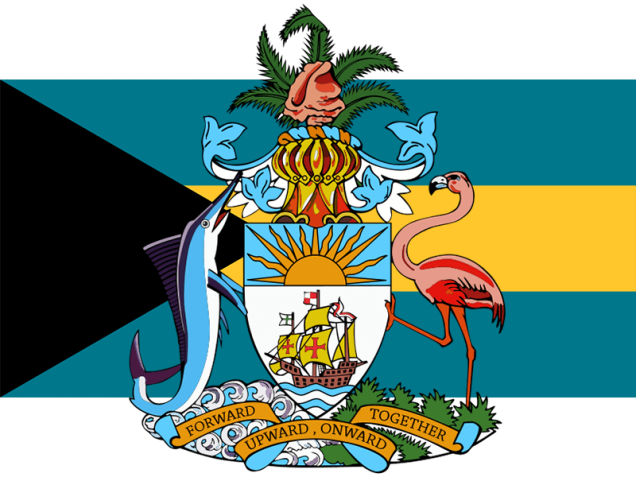 The coat of arms of the Bahamas showcases the beauty and diversity of this remarkable Caribbean nation. Featuring iconic symbols, such as Andros and Staniel Cay, it represents the enchanting allure that awaits those